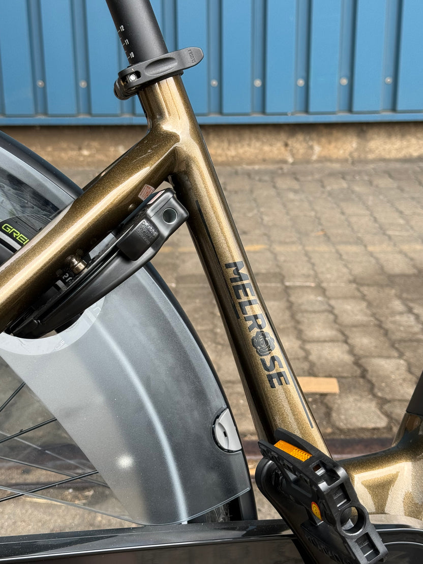 Rahmenschloss am Freebike Melrose – eigene Detailaufnahme